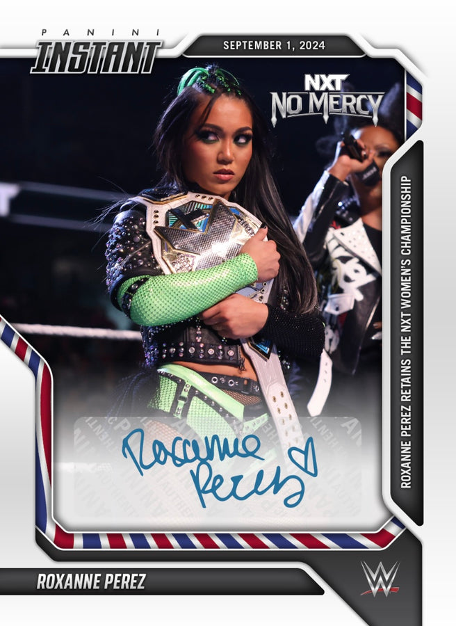 Roxanne Perez – Roxanne Perez Retains the NXT Women’s Championship trading card PW Catalog