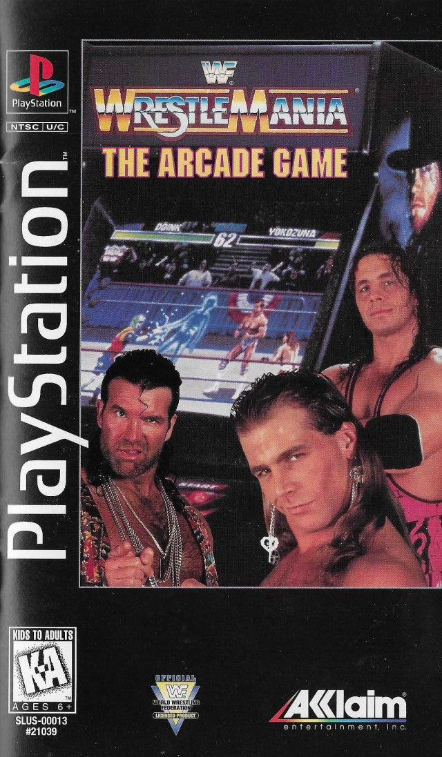 WWF WrestleMania The Arcade Game [PlayStation] PWcatalog