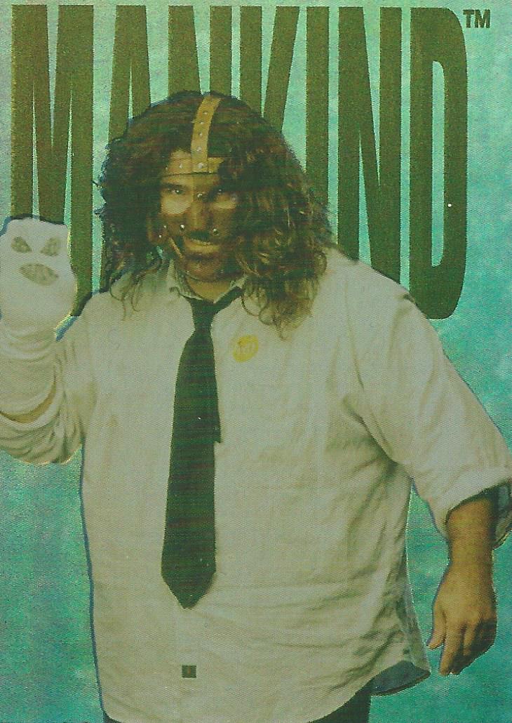 WWF No Mercy 2000 Mankind C1 trading card PW Catalog