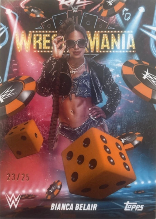 Bianca Belair trading card PW Catalog