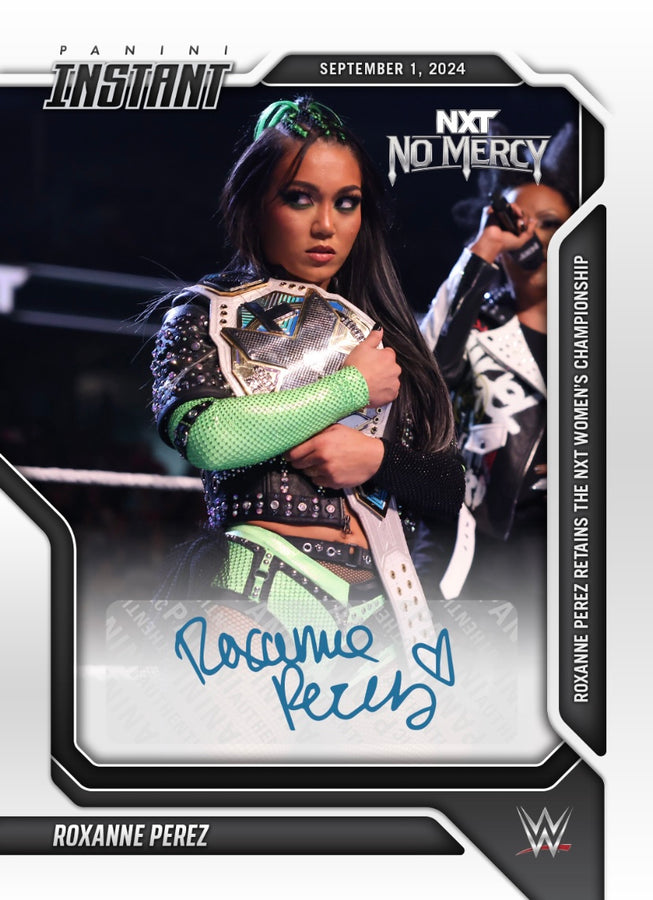 Roxanne Perez – Roxanne Perez Retains the NXT Women’s Championship trading card PW Catalog