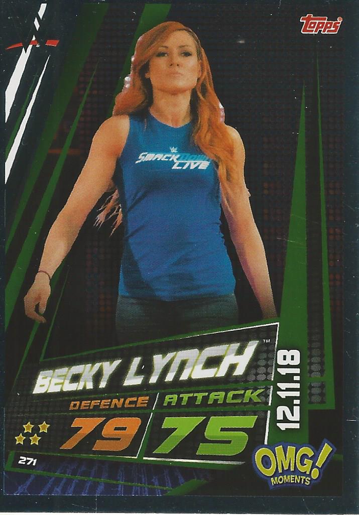 WWE Topps Slam Attax Universe 2019 Becky Lynch #271