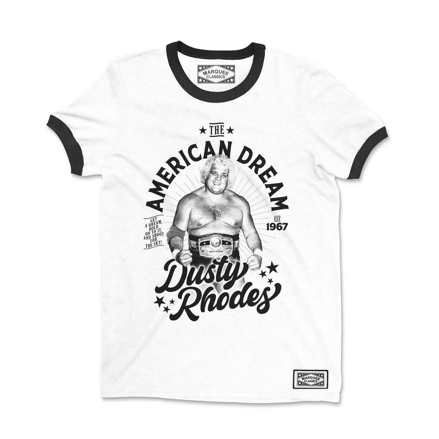 Dusty Rhodes "The American Dream" Marquee Classic Ringer T-Shirt