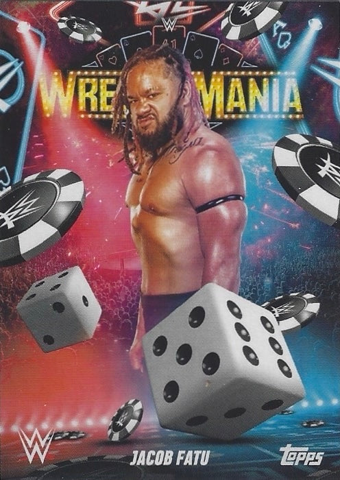 Jacob Fatu trading card PW Catalog