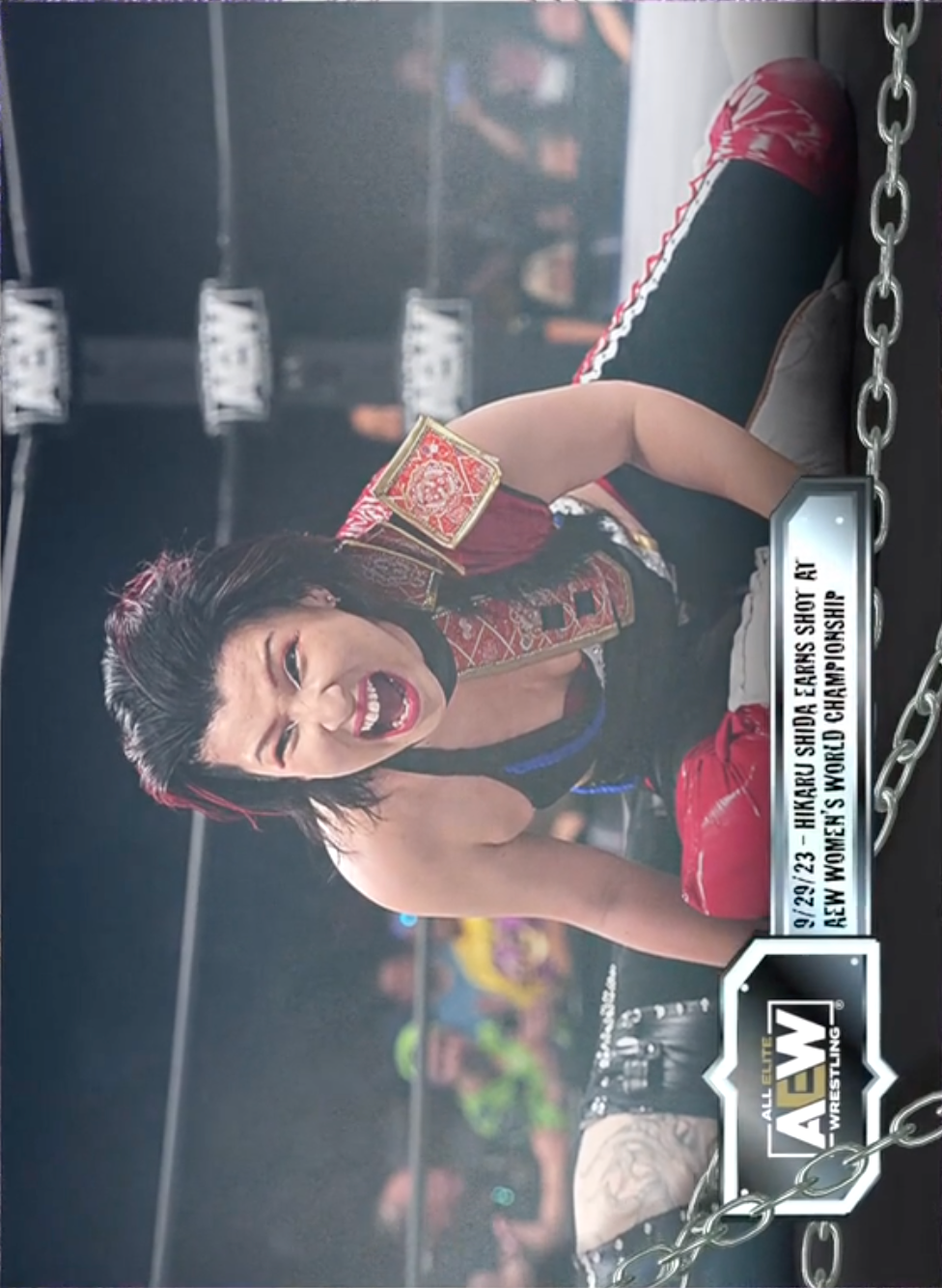 9/29/23 – Hikaru Shida – Hikaru Shida Earns Shot at AEW Women’s World Championship