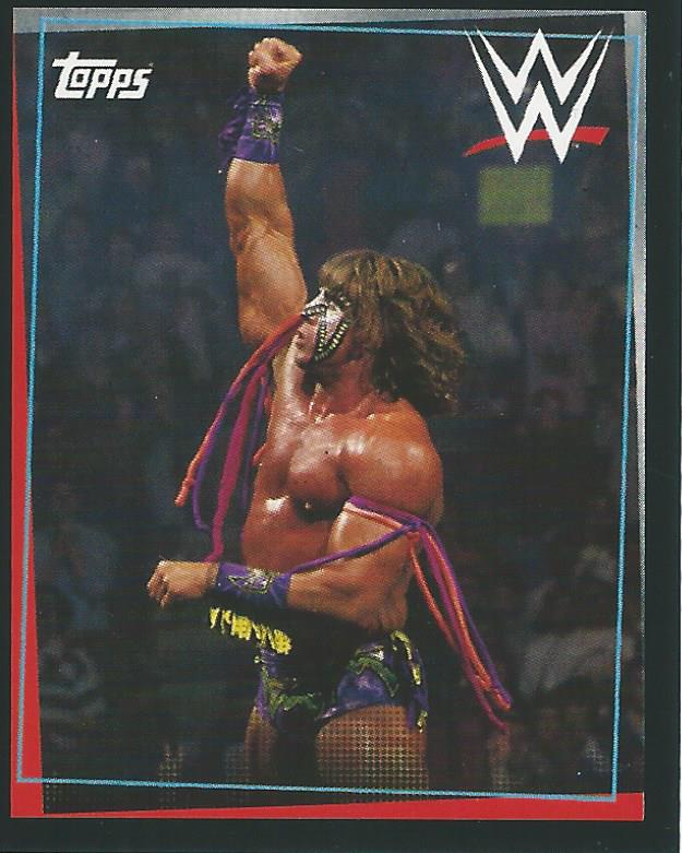 WWE Topps Road to Wrestlemania Stickers 2021 Ultimate Warrior #274