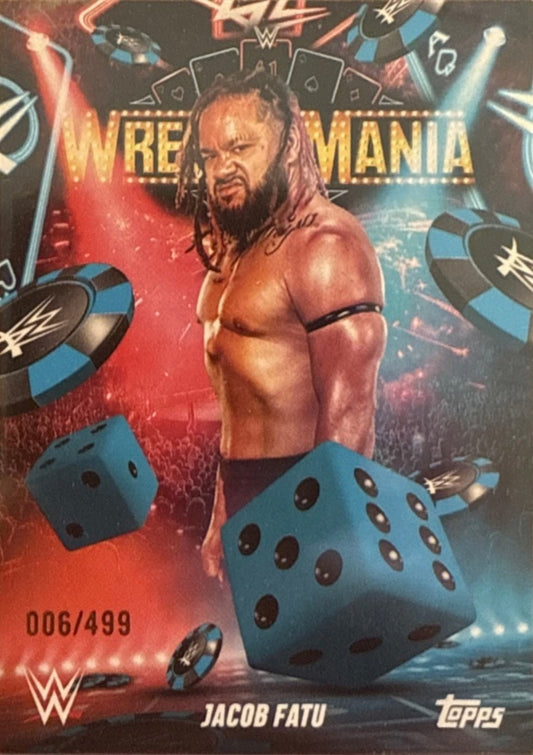Jacob Fatu trading card PW Catalog