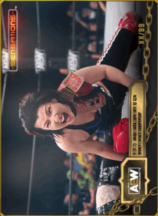 9/29/23 – Hikaru Shida – Hikaru Shida Earns Shot at AEW Women’s World Championship trading card PW Catalog