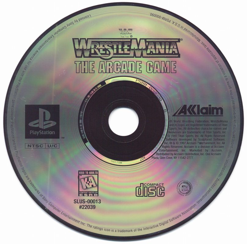 WWF WrestleMania The Arcade Game [PlayStation] PWcatalog