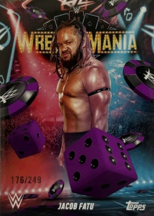 Jacob Fatu trading card PW Catalog
