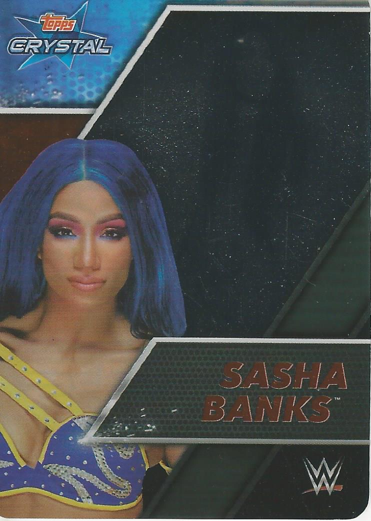 Topps WWE Superstars 2021 Sasha Banks CR5 trading card PW Catalog