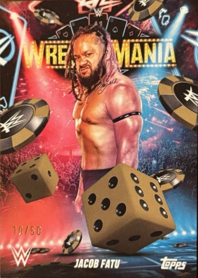 Jacob Fatu trading card PW Catalog