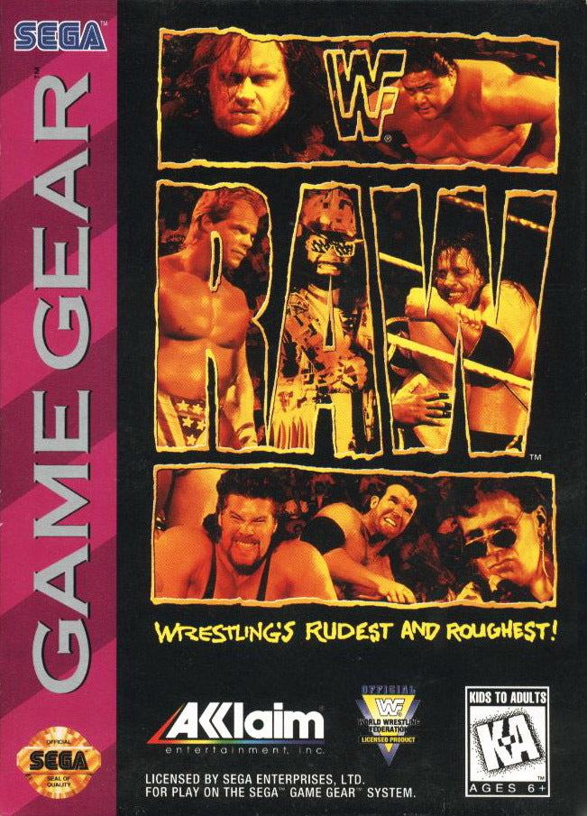 WWF Raw [Game Gear] PWcatalog