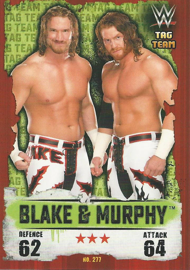 WWE Topps Slam Attax Takeover 2016 Blake and Murphy #277