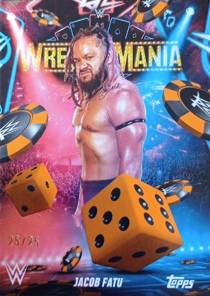 Jacob Fatu trading card PW Catalog