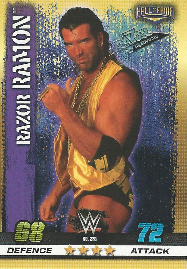 WWE Topps Slam Attax 10th Edition 2017 Razor Ramon #278