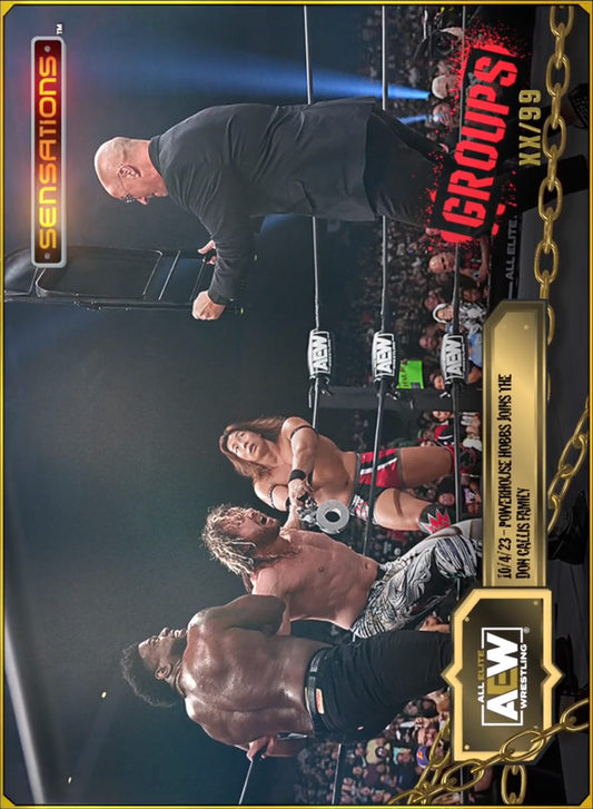 10/4/23 – DON Callis Family – Powerhouse Hobbs Joins the DON Callis Family trading card PW Catalog