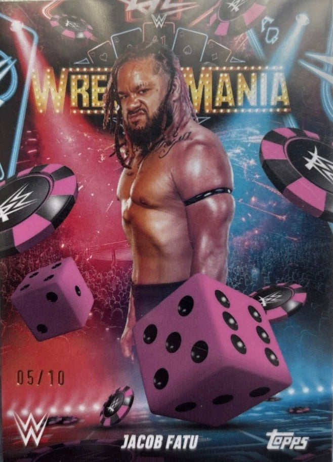 Jacob Fatu trading card PW Catalog