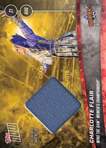 Charlotte Flair Wins the RAW Women’s Championship trading card PW Catalog