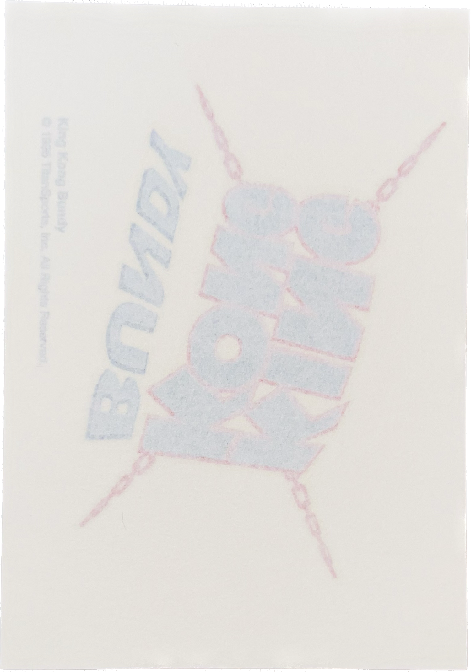 WWF Tattoos 1995 King Kong Bundy Logo from Germany Pwcatalog