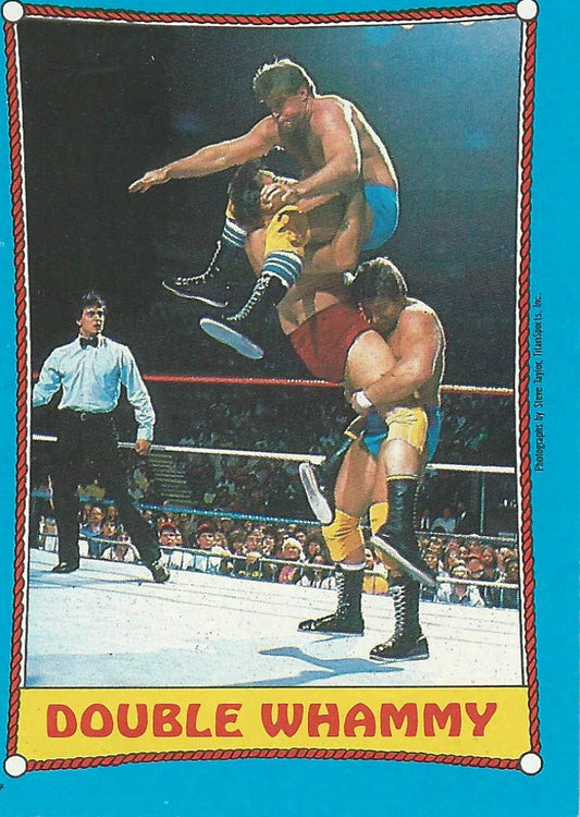 Topps WWF Wrestling Cards 1987 Rougeau Brothers #27
