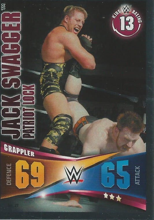 WWE Topps Slam Attax Rivals 2014 Jack Swagger #27