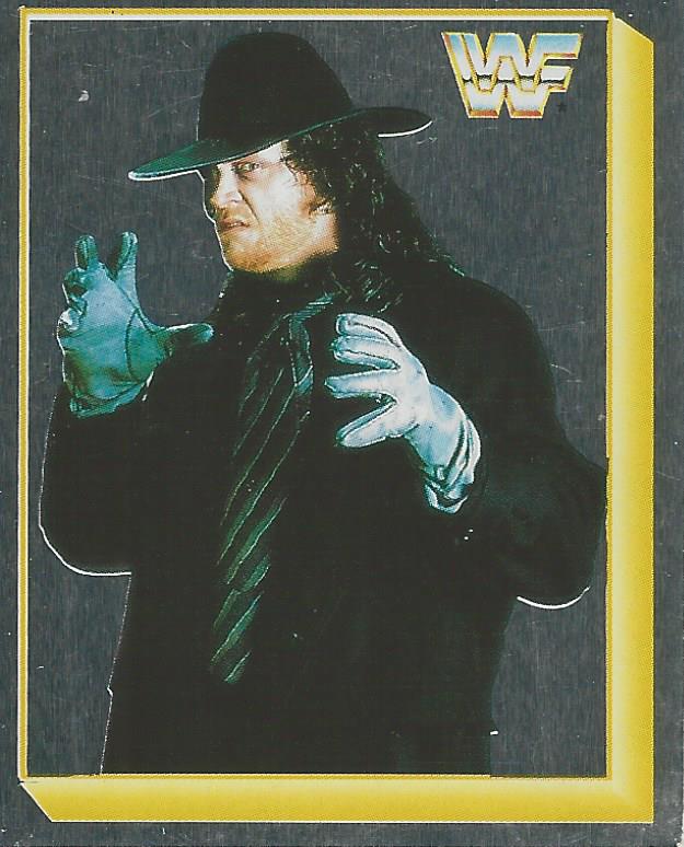 WWF Merlin Sticker 1994 Undertaker #27