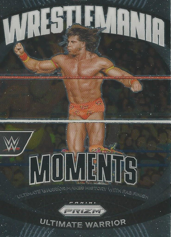 WWE Panini Prizm 2024 Wrestlemania Moments Ultimate Warrior #14
