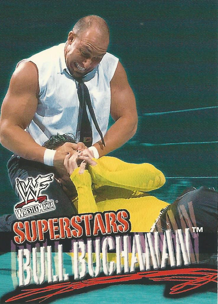 WWF Fleer Wrestlemania 2001 Bull Buchanan #27