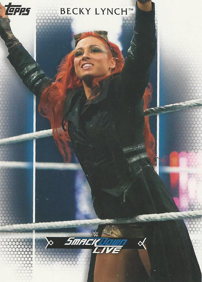 WWE Topps Women Division 2017 Becky Lynch R27 trading card PW Catalog