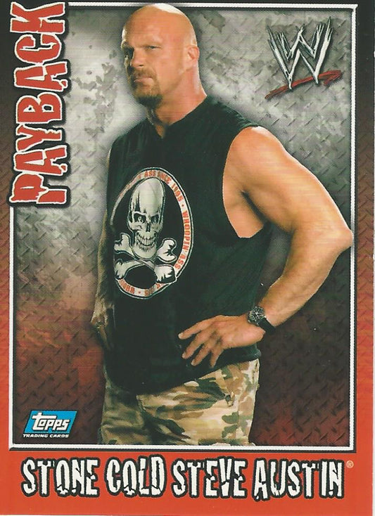 WWE Topps Payback 2006 Stone Cold Steve Austin #27