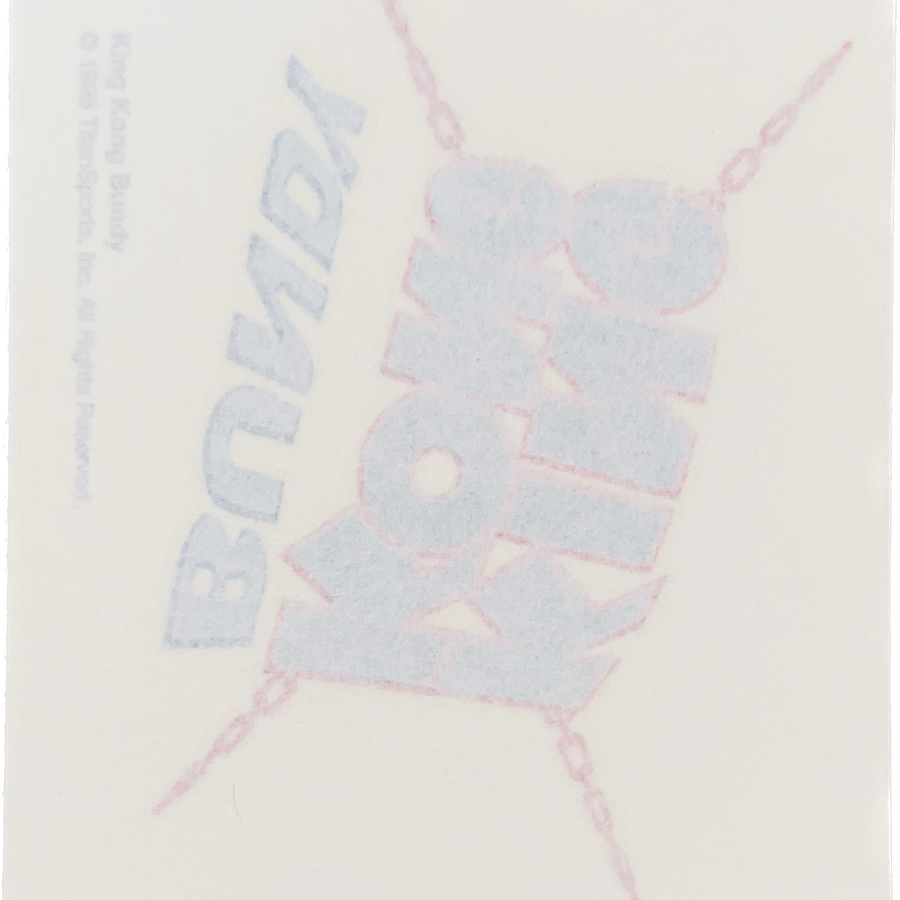 WWF Tattoos 1995 King Kong Bundy Logo from Germany Pwcatalog