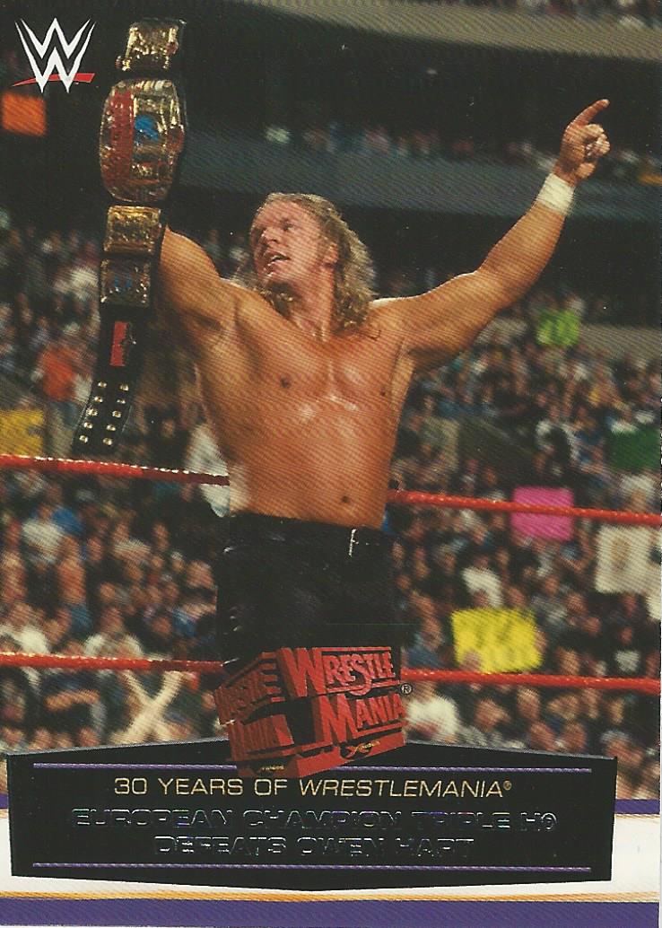 WWE Topps Road to Wrestlemania 2014 Triple H 27 of 60 trading card PW Catalog