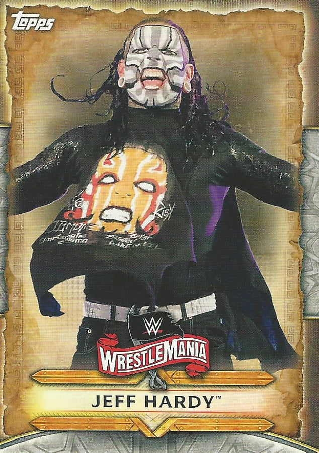 WWE Topps Road to Wrestlemania 2020 Jeff Hardy WM-27 trading card PW Catalog