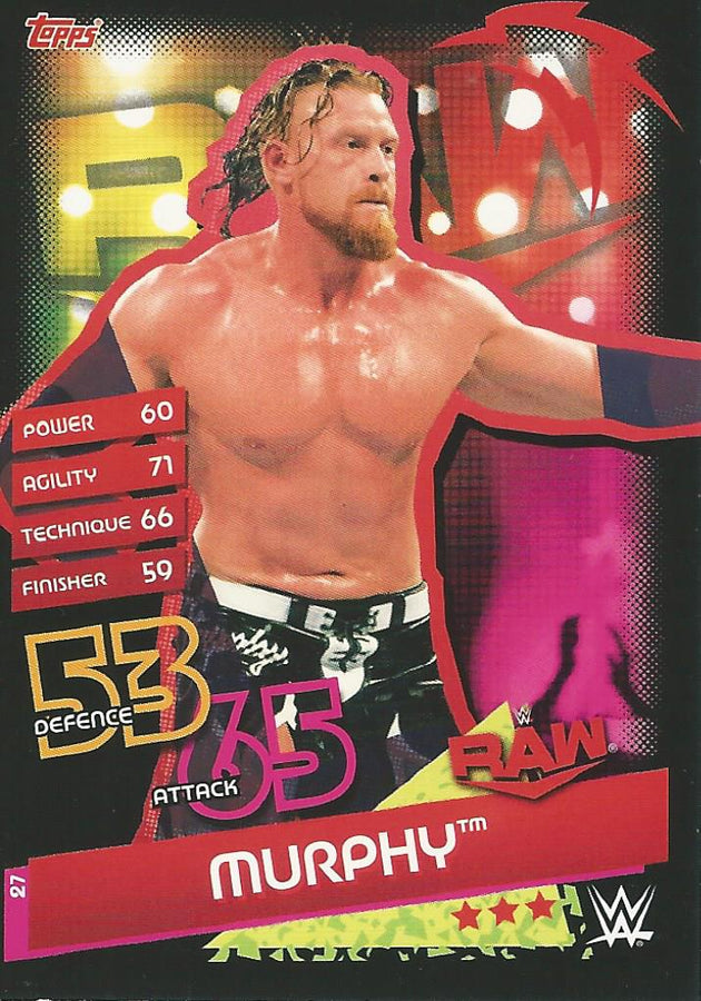 WWE Topps Slam Attax Reloaded 2020 Murphy #27