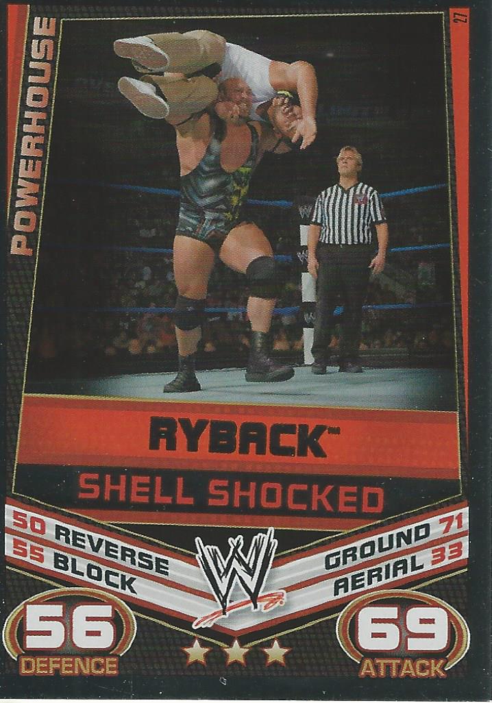 WWE Topps Slam Attax Rebellion 2012 Ryback #27