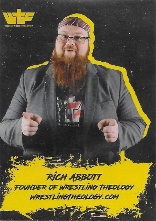 Founder Rich Abbott trading card PW Catalog