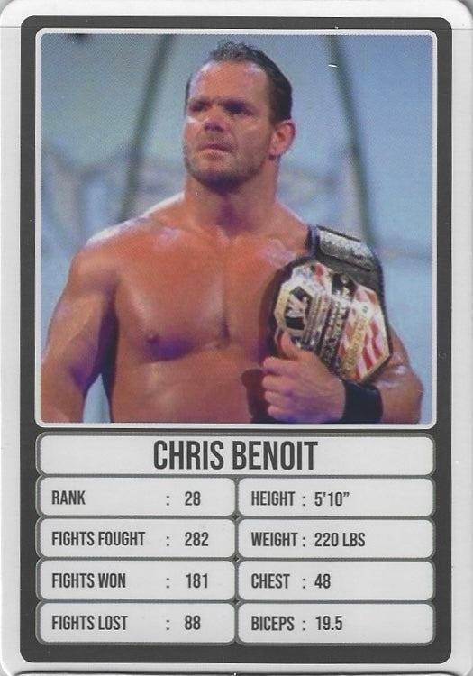Chris Benoit trading card PW Catalog