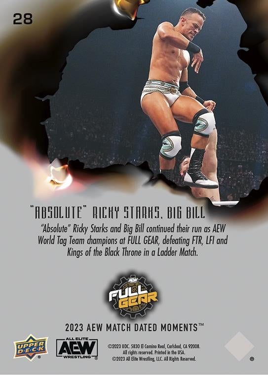 “Absolute” Ricky Starks, Big Bill – “Absolute” Ricky Starks and Big Bill Defend the AEW World TAG Team Championship