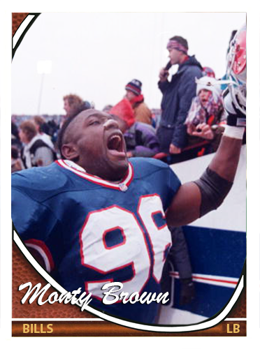 Monty Brown – Bills trading card PW Catalog