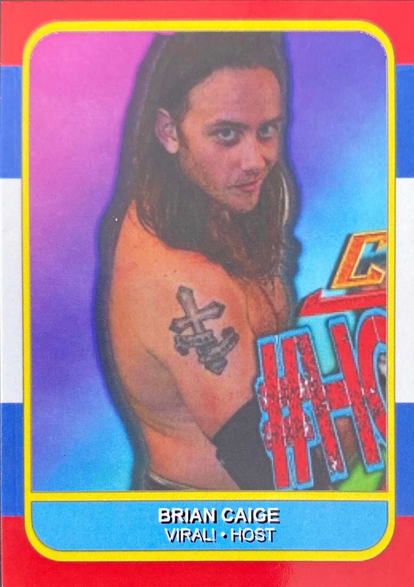 Brian Caige trading card PW Catalog