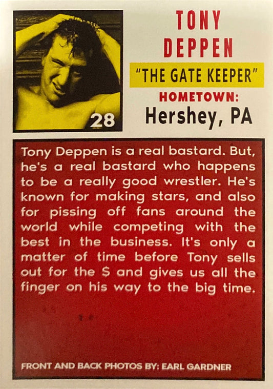 “The Gate Keeper” Tony Deppen trading card PW Catalog