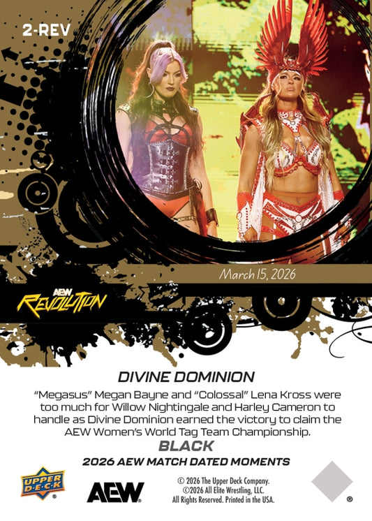 Divine Dominion – Divine Dominion Bests the Babes of Wrath to Claim the AEW Women’s World TAG Team Championship