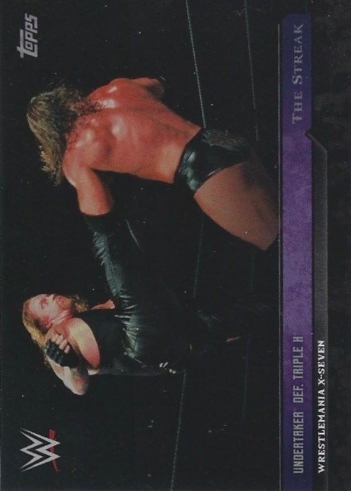 Wrestlemania X-Seven – Undertaker DEF. Triple H