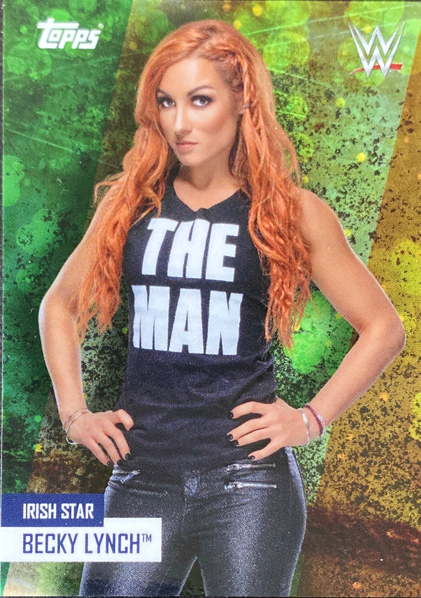Irish Star – Becky Lynch trading card PW Catalog