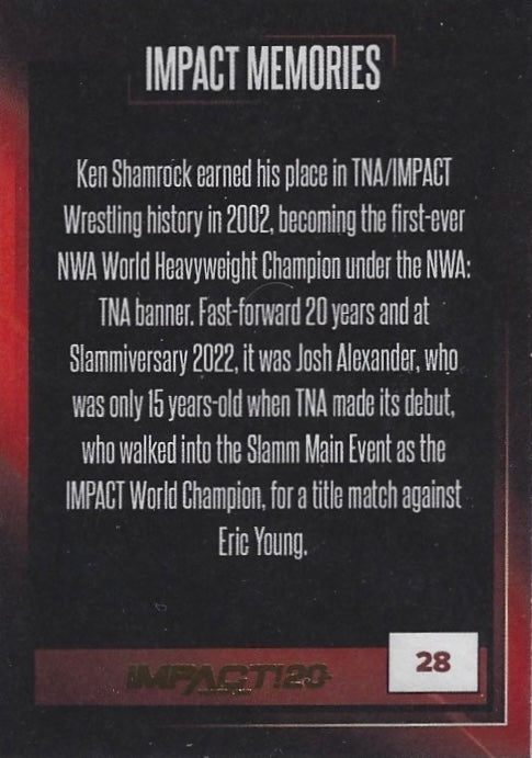 Impact Memories trading card PW Catalog