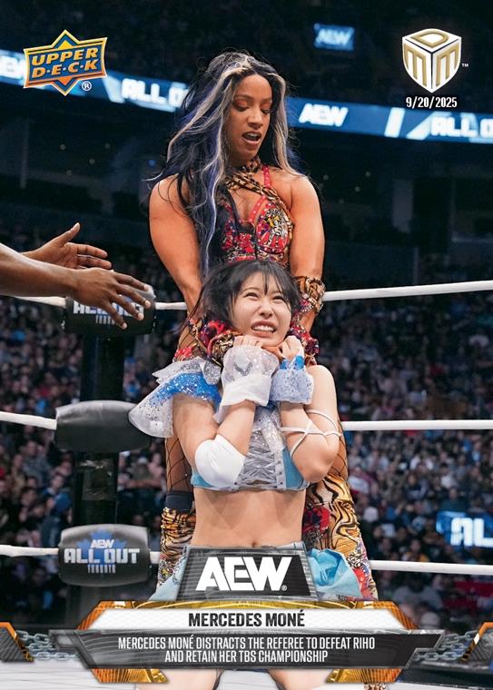 Mercedes MONÉ – Mercedes MONÉ Distracts the Referee to Defeat Riho and Retain HER TBS Championship