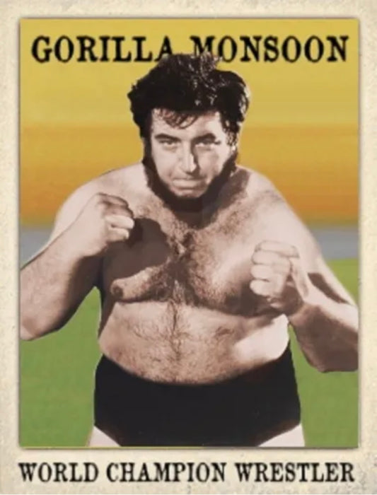 Gorilla Monsoon trading card PW Catalog