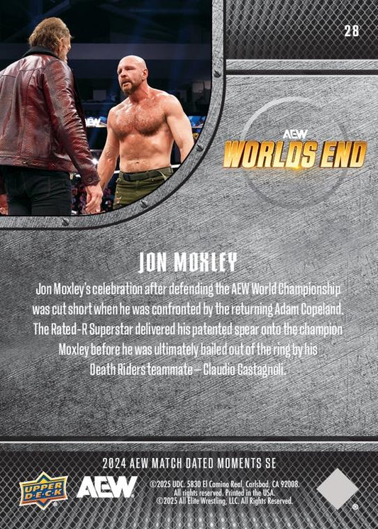 JON Moxley – JON Moxley IS Confronted by Adam Copeland After Defending the AEW World Championship
