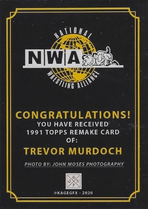 Trevor Murdoch trading card PW Catalog
